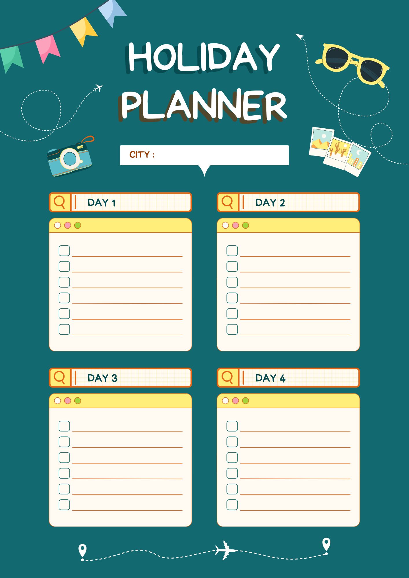 Holiday Planning Template